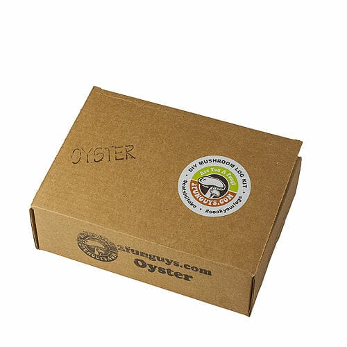 oyster spawn diy mushroom log starter kit box