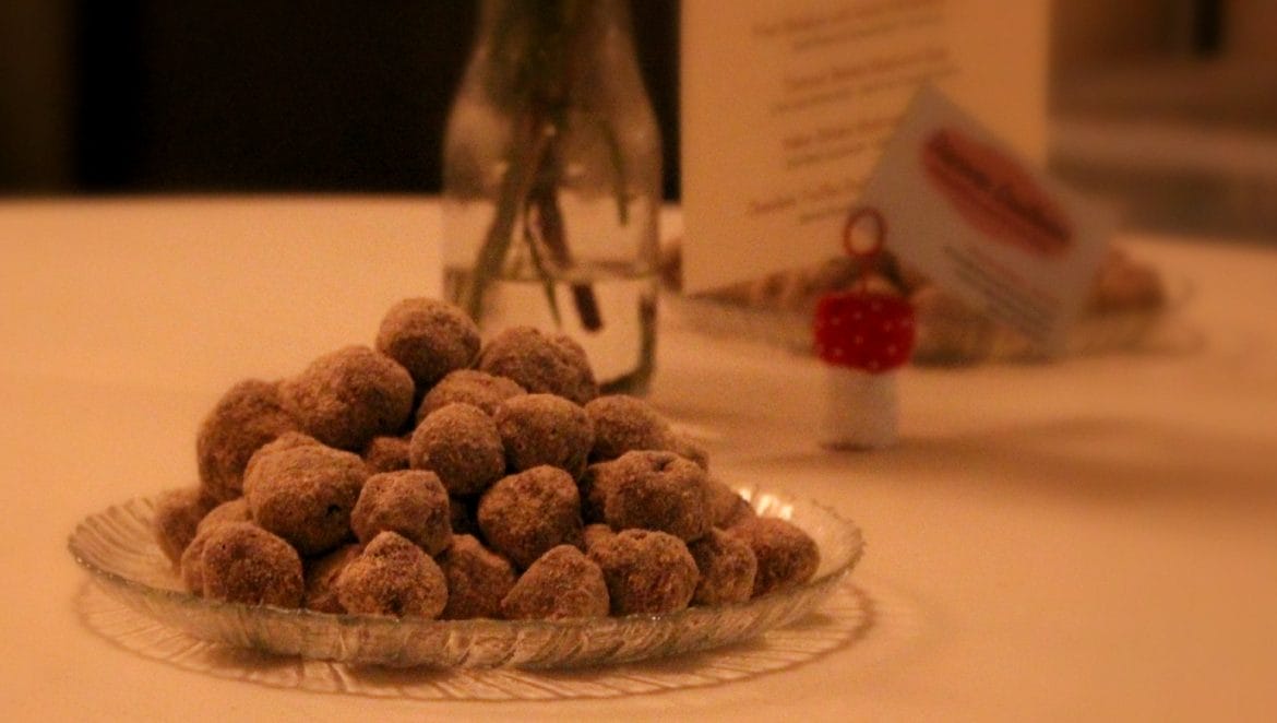 truffles on plate